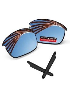 Silver Titanium Polarized Lenses for Oakley Bottle Rocket