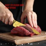 17-Piece Titanium Plated Kitchen Knife Set
