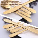 Titanium Plated Flatware Set for 8 – 40 Pieces
