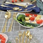 Titanium Plated Flatware Set for 8 – 40 Pieces
