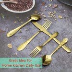 Titanium Plated Flatware Set for 8 – 40 Pieces