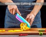5-Piece Rainbow Titanium Kitchen Knife Set