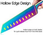 5-Piece Rainbow Titanium Kitchen Knife Set