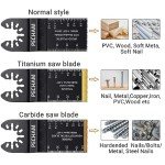 Titanium and Carbide Oscillating Blades for Tools