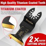 49-Piece Titanium Oscillating Tool Blade Set