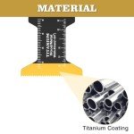 15PCS Titanium Oscillating Saw Blades for Metal