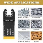 15PCS Titanium Oscillating Saw Blades for Metal