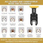 15PCS Titanium Oscillating Saw Blades for Metal