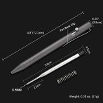 Titanium Gray Ballpoint Pen with Extra Refills