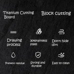 Titan Carve Double-Sided Titanium Cutting Board