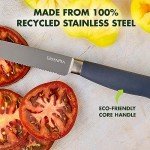 Titanium-Coated Cutlery Set with Acacia Board