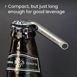 Titanium Wingman: Multi-Function Bottle Opener Keychain