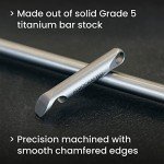 Titanium Wingman: Multi-Function Bottle Opener Keychain
