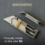 Titanium Wingman: Multi-Function Bottle Opener Keychain