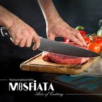 Titanium Plated 8-Inch Chef’s Knife with Guard