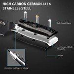 Titanium Plated 8-Inch Chef’s Knife with Guard