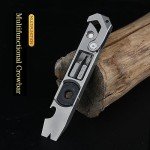 Titanium Pocket Pry Bar and Tool Set