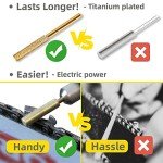Titanium-Coated Electric Chainsaw Sharpener Kit