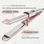 Titanium 2-in-1 Flat Iron for All Hairstyles