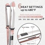 Titanium 2-in-1 Flat Iron for All Hairstyles
