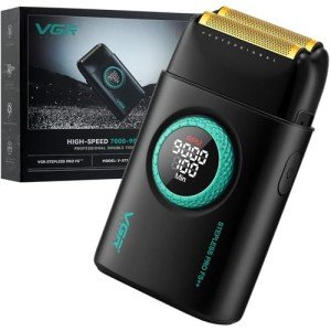 VGR 377 Titanium Electric Foil Shaver for Men