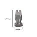 Titanium Emergency Survival Whistle with Necklace