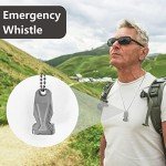 Titanium Emergency Survival Whistle with Necklace