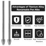 Titanium Pen Tip Replacements for Kindle Scribe
