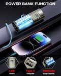 9000 Lumens Rechargeable Titanium Bike Light Set