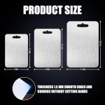 SHIRIA Double-Sided Pure Titanium Cutting Board 18x12
