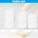 Titanium Cutting Boards - 3 Pack, Double-Sided & Durable