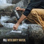 GeoPress Titanium Water Purifier – Covert Black