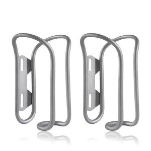 Lightweight Titanium Bike Water Bottle Holders - 2-Pack