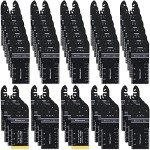 Bionso 55PCS Titanium Oscillating Saw Blade Set