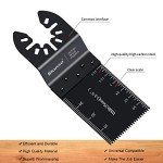 Bionso 55PCS Titanium Oscillating Saw Blade Set