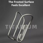 Lightweight Titanium Bike Water Bottle Holders - 2-Pack