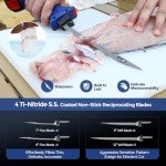 LURSKY Cordless Titanium Electric Fillet Knife