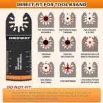 154-Pack Titanium Oscillating Saw Blades for Tools
