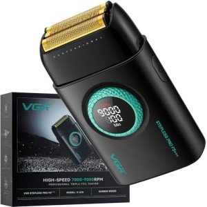 Titanium Triple Blade Electric Shaver for Men