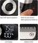 KEMEI Rechargeable Titanium Foil Razor for Men