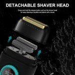 Titanium Triple Blade Electric Shaver for Men