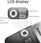KEMEI Rechargeable Titanium Foil Razor for Men