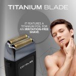 Corioliss Men's Electric Beard Shaver with Titanium Foil