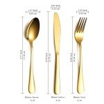 60-Piece Titanium Silverware Set for 20 Guests