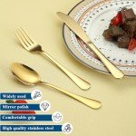 60-Piece Titanium Silverware Set for 20 Guests