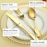 60-Piece Titanium Silverware Set for 20 Guests