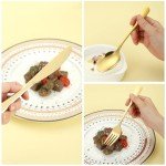 60-Piece Titanium Silverware Set for 20 Guests