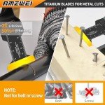 50PCS Titanium Oscillating Tool Blades Set