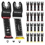 20 Pcs Extra Long Titanium Oscillating Tool Blades
