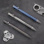 Titanium Alloy Bolt Action Pen with 3 Refills